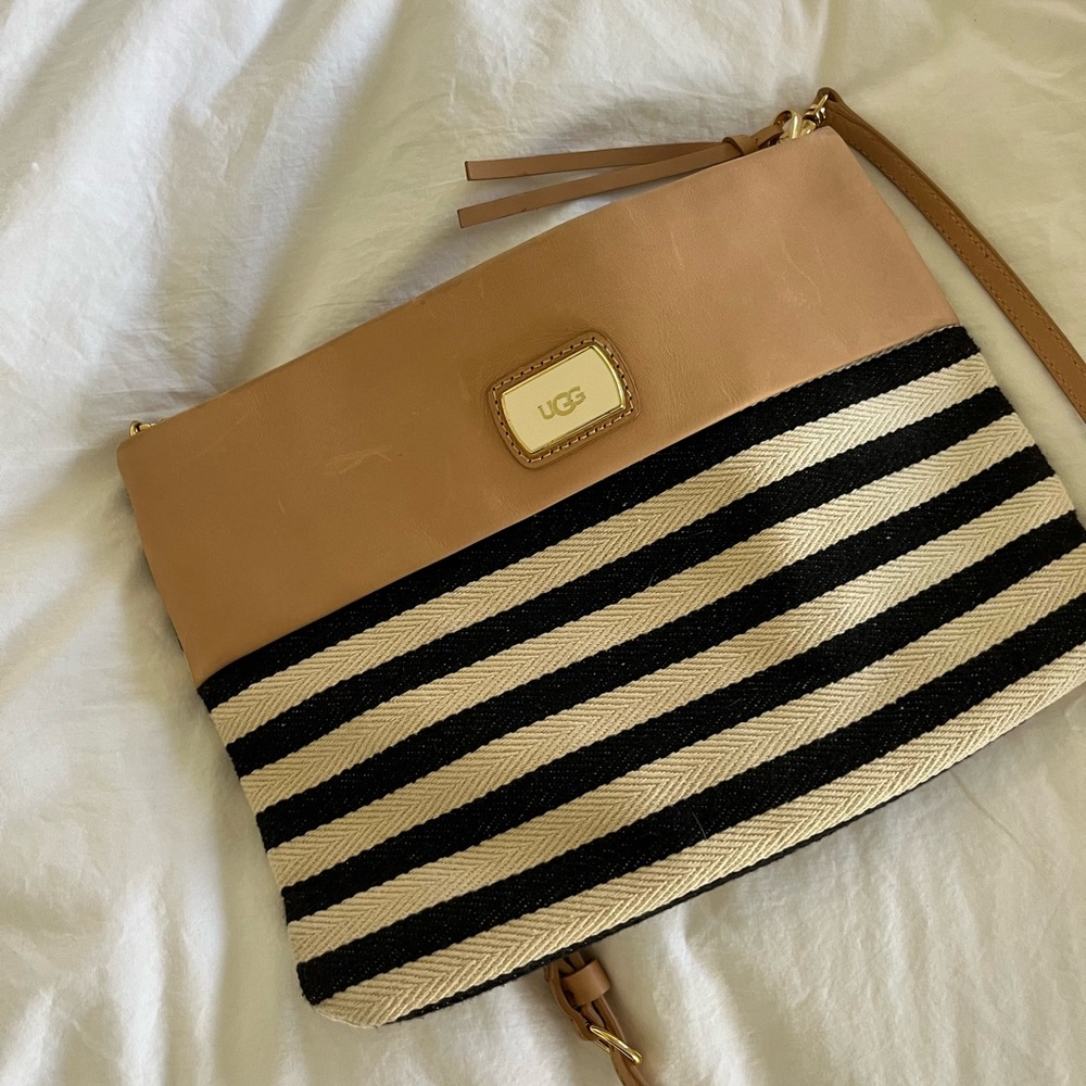 Ugg Devon clutch - black/beige